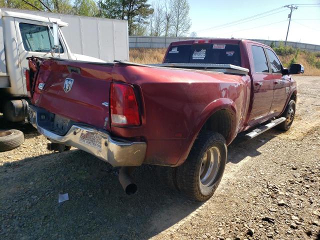 3C63DRKL8CG157408 - 2012 RAM 3500 LONGHORN MAROON photo 3