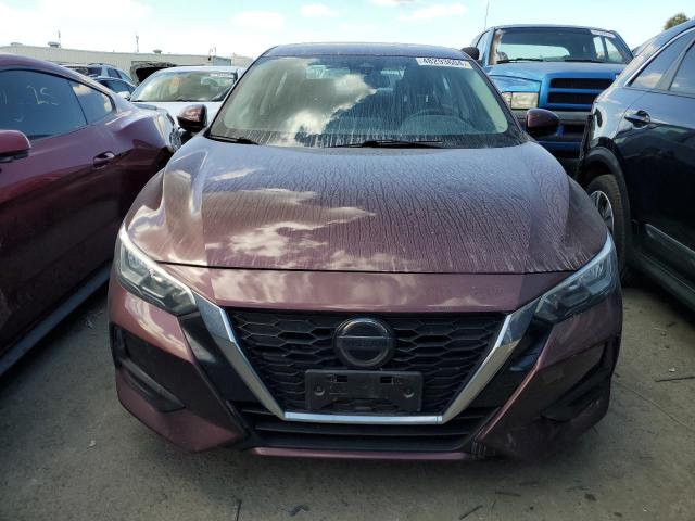 3N1AB8CV3LY236191 - 2020 NISSAN SENTRA SV BURGUNDY photo 5