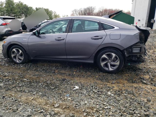 19XZE4F14KE015708 - 2019 HONDA INSIGHT LX GRAY photo 2