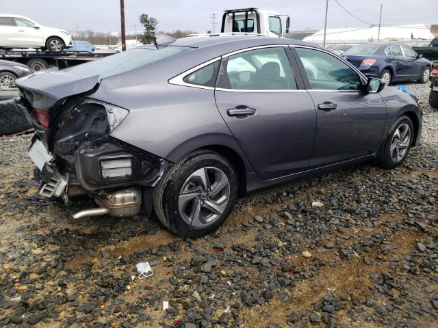 19XZE4F14KE015708 - 2019 HONDA INSIGHT LX GRAY photo 3