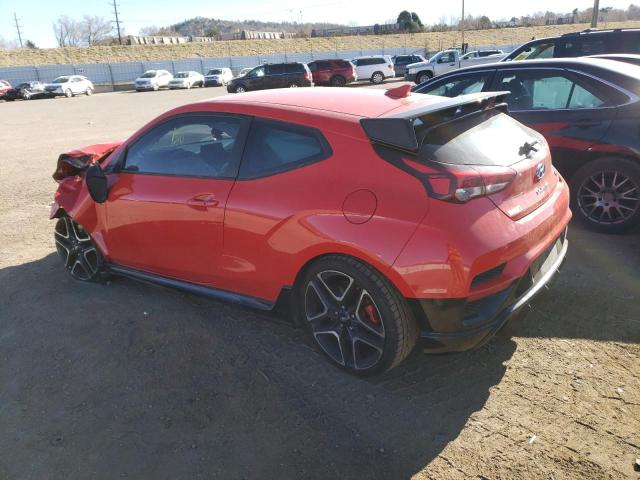 KMHT36AH8MU009941 - 2021 HYUNDAI VELOSTER N RED photo 2