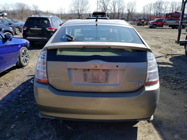 JTDKB20U073277130 - 2007 TOYOTA PRIUS TAN photo 6