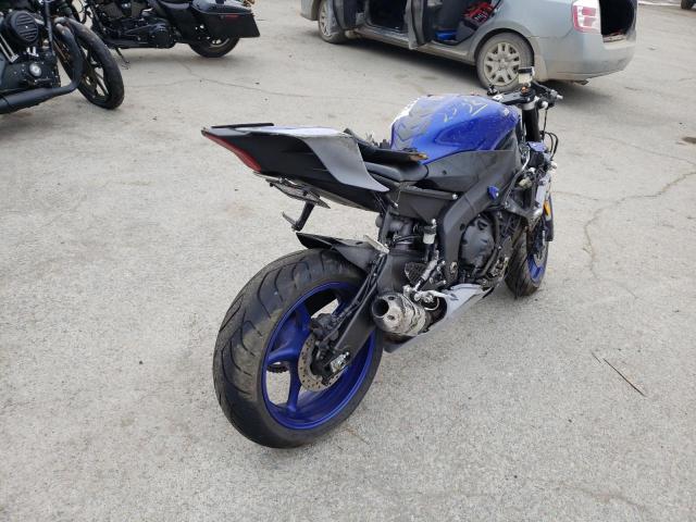 JYARJ28Y2LA002532 - 2020 YAMAHA YZFR6 C BLUE photo 4