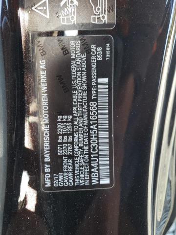 WBA4U1C30H5A16568 - 2017 BMW 440XI BROWN photo 12