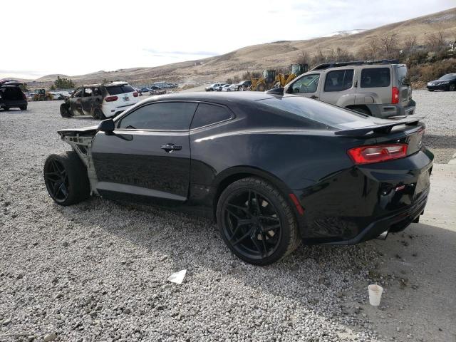 1G1FE1R76H0101856 - 2017 CHEVROLET CAMARO SS BLACK photo 2