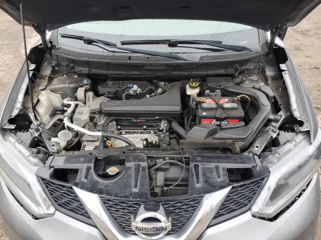 KNMAT2MV4GP626634 - 2016 NISSAN ROGUE S GRAY photo 12