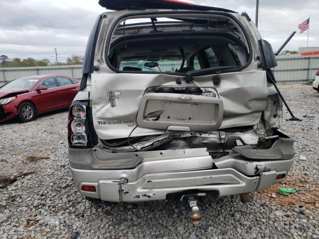 1GNDT13S772216171 - 2007 CHEVROLET TRAILBLAZE LS SILVER photo 6