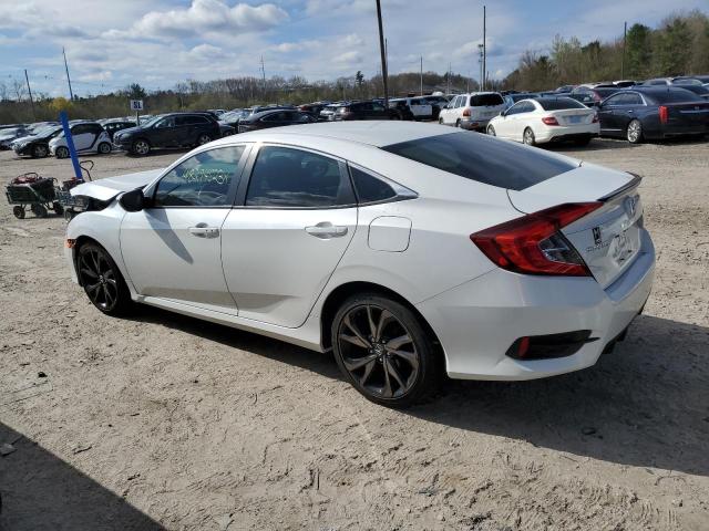 2HGFC2F87KH514776 - 2019 HONDA CIVIC SPORT WHITE photo 2
