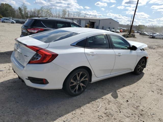 2HGFC2F87KH514776 - 2019 HONDA CIVIC SPORT WHITE photo 3