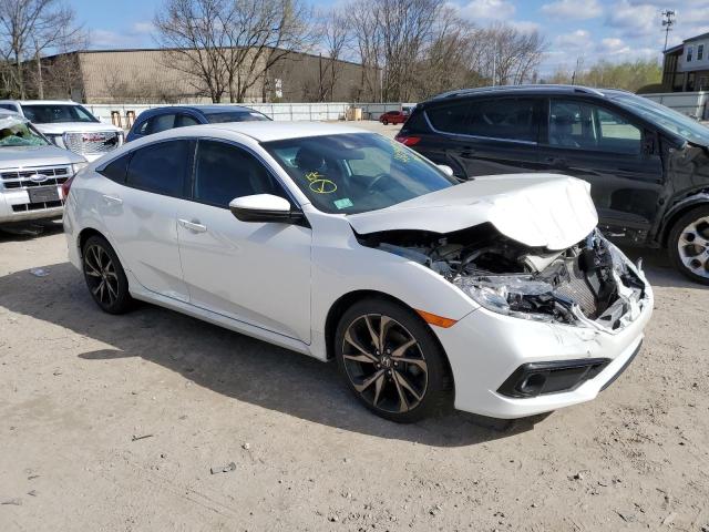 2HGFC2F87KH514776 - 2019 HONDA CIVIC SPORT WHITE photo 4