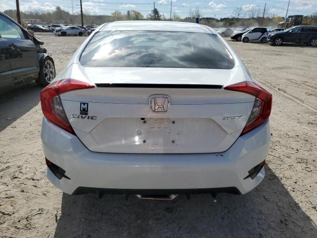 2HGFC2F87KH514776 - 2019 HONDA CIVIC SPORT WHITE photo 6