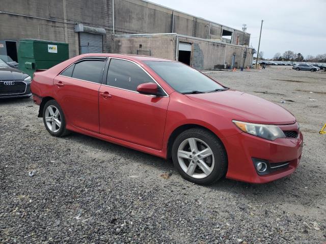 4T1BF1FK8EU852016 - 2014 TOYOTA CAMRY L RED photo 4