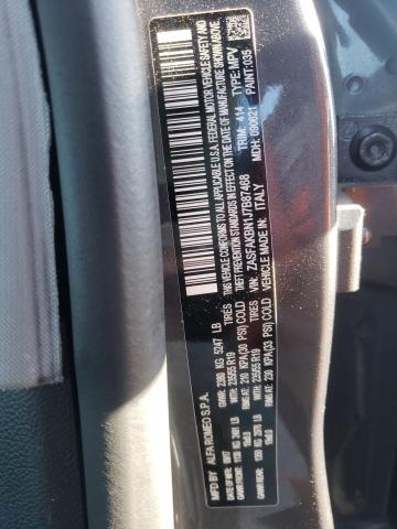 ZASFAKBN1J7B87468 - 2018 ALFA ROMEO STELVIO TI BLUE photo 10