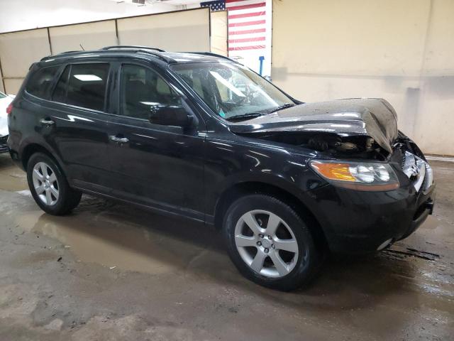 5NMSH73EX7H029162 - 2007 HYUNDAI SANTA FE SE BLACK photo 4