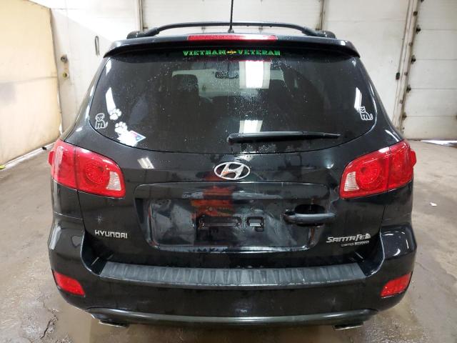 5NMSH73EX7H029162 - 2007 HYUNDAI SANTA FE SE BLACK photo 6