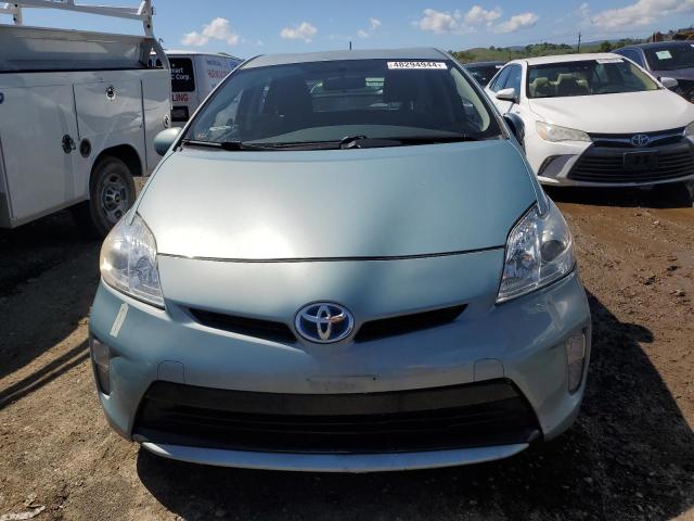 JTDKN3DU0F1987615 - 2015 TOYOTA PRIUS TEAL photo 5