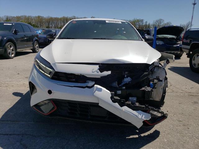 3KPF44AC9NE495716 - 2022 KIA FORTE GT WHITE photo 5