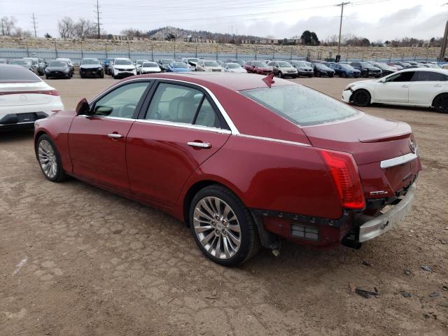 1G6AX5SX7E0165349 - 2014 CADILLAC CTS LUXURY COLLECTION RED photo 2