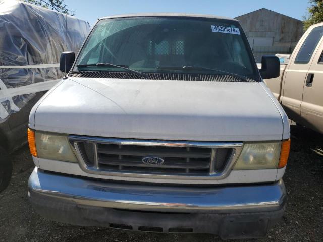 1FTNE24L15HA80344 - 2005 FORD ECONOLINE E250 VAN WHITE photo 5