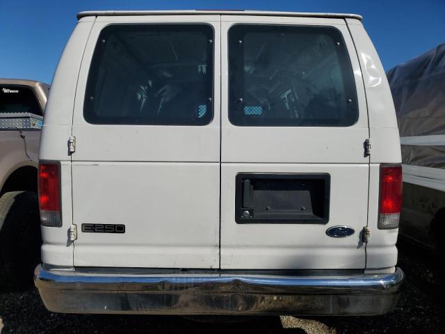 1FTNE24L15HA80344 - 2005 FORD ECONOLINE E250 VAN WHITE photo 6