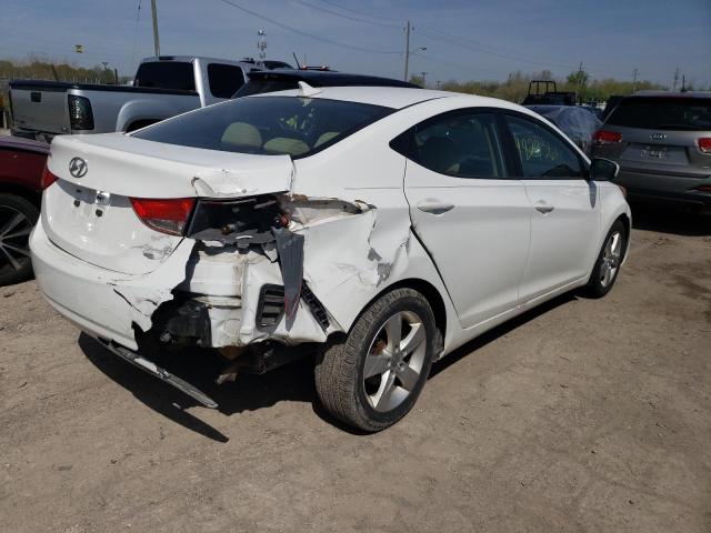 5NPDH4AE2DH185866 - 2013 HYUNDAI ELANTRA GLS WHITE photo 3