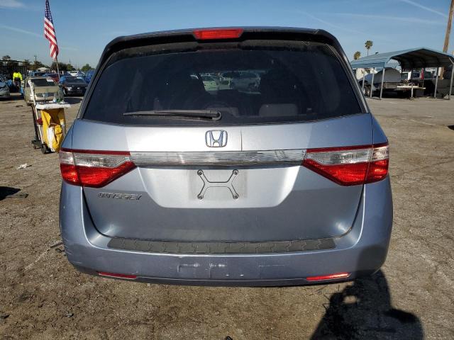 5FNRL5H47CB016611 - 2012 HONDA ODYSSEY EX BLUE photo 6