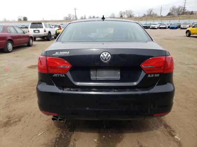 3VWDZ7AJXBM357495 - 2011 VOLKSWAGEN JETTA SE BLACK photo 6