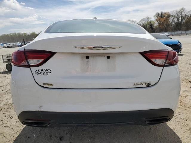 1C3CCCBB8FN637819 - 2015 CHRYSLER 200 S WHITE photo 6