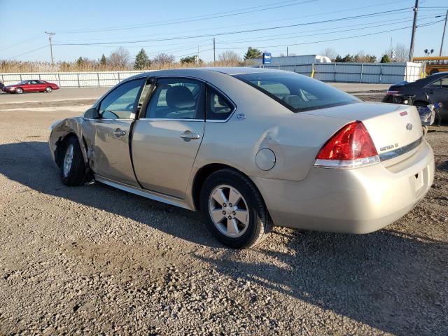 2G1WT57K691255638 - 2009 CHEVROLET IMPALA 1LT BEIGE photo 2