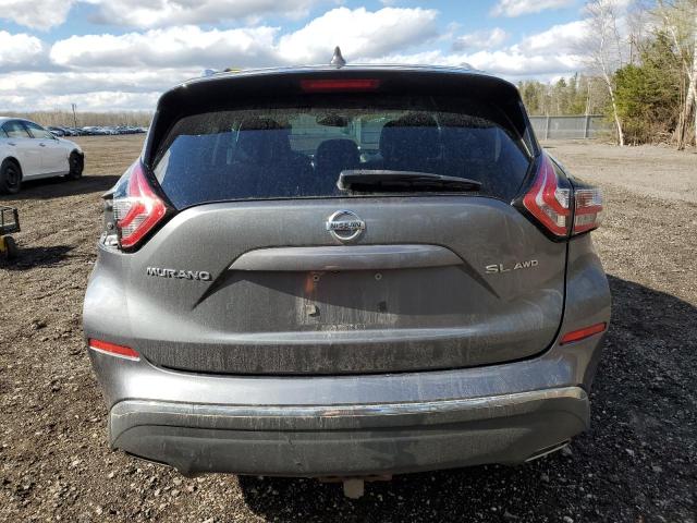 5N1AZ2MH1HN191783 - 2017 NISSAN MURANO S GRAY photo 6