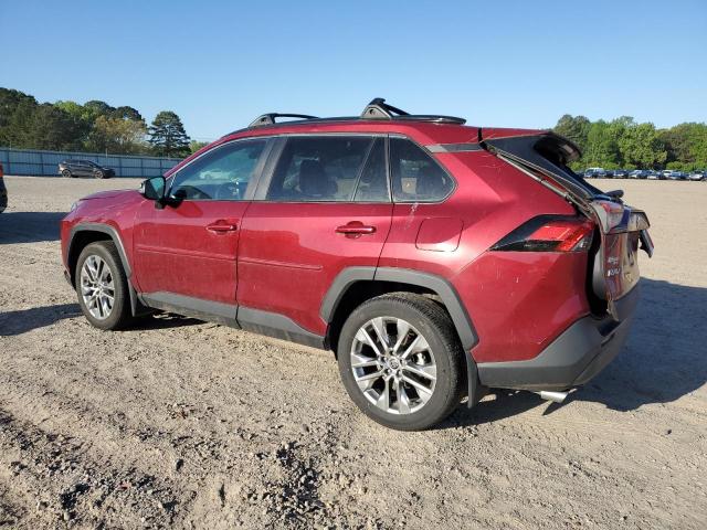 2T3C1RFV5MW171913 - 2021 TOYOTA RAV4 XLE PREMIUM MAROON photo 2