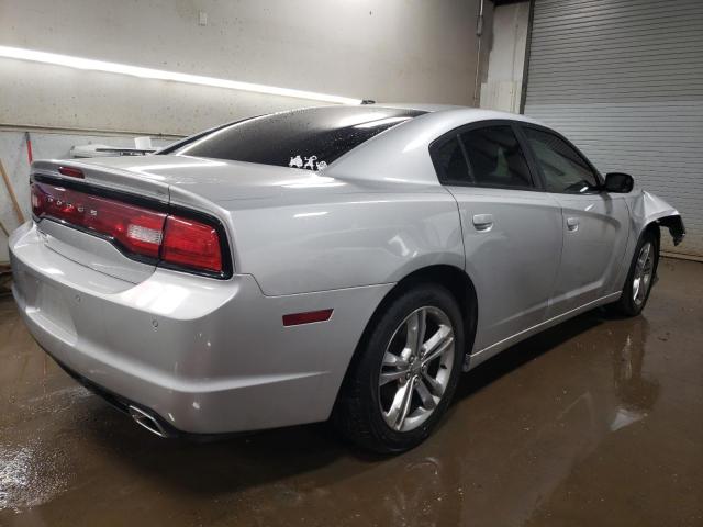 2C3CDXJG7CH100526 - 2012 DODGE CHARGER SXT GRAY photo 3