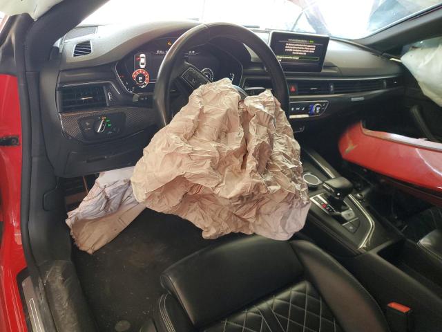 WAUP4AF52JA003079 - 2018 AUDI S5 PREMIUM PLUS წითელი ფოტო 8