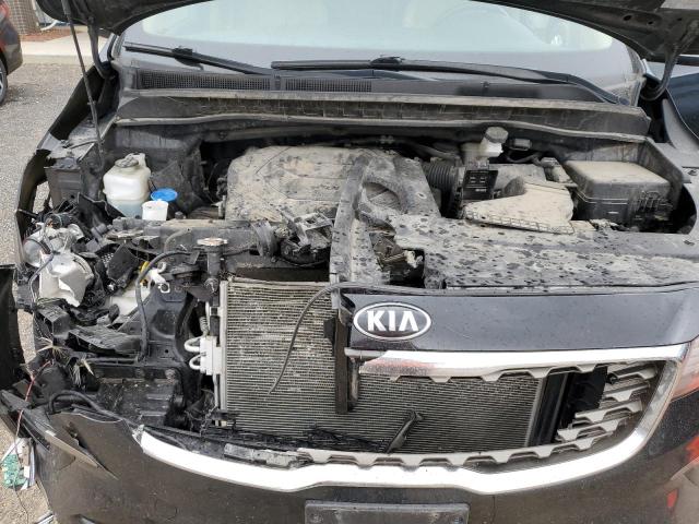 KNDMC5C17K6566876 - 2019 KIA SEDONA EX BLACK photo 12