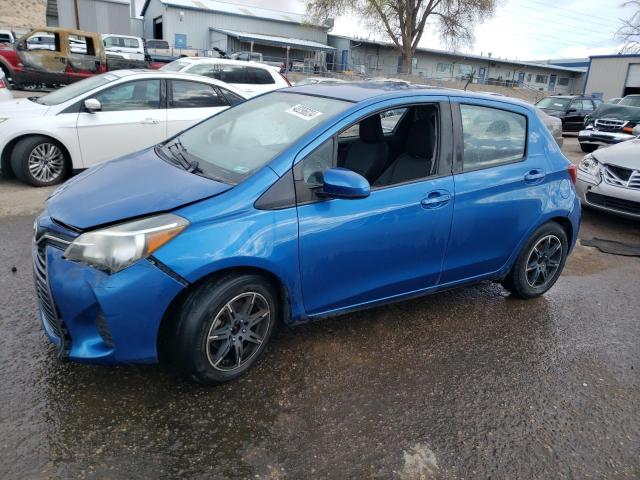 VNKKTUD33GA059986 - 2016 TOYOTA YARIS L BLUE photo 1