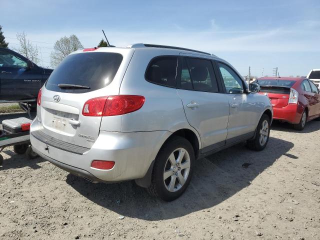 5NMSH73E78H157036 - 2008 HYUNDAI SANTA FE SE SILVER photo 3