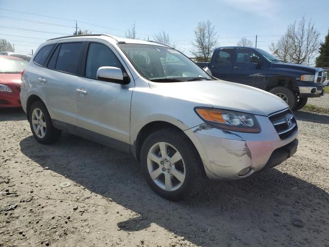 5NMSH73E78H157036 - 2008 HYUNDAI SANTA FE SE SILVER photo 4