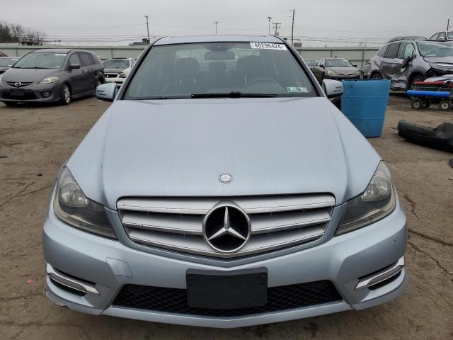 WDDGF8AB0DA834660 - 2013 MERCEDES-BENZ C 300 4MATIC BLUE photo 5