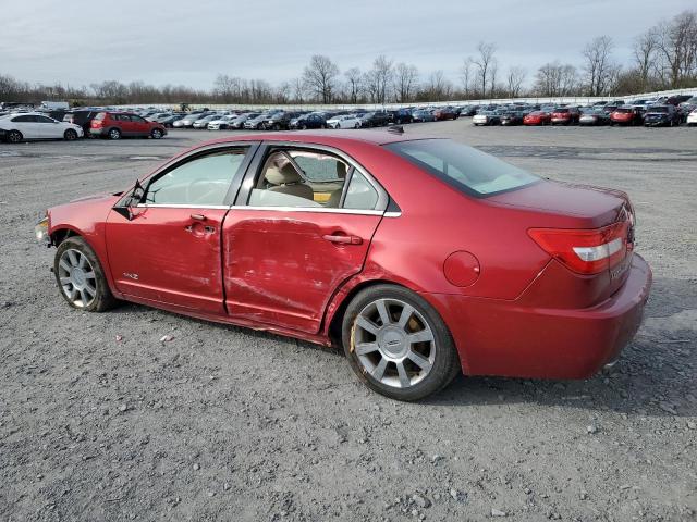 3LNHM28T59R615881 - 2009 LINCOLN MKZ RED photo 2