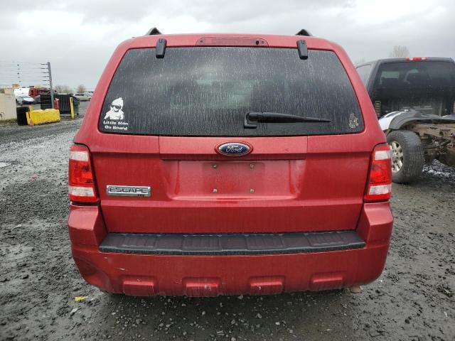 1FMCU03789KA82888 - 2009 FORD ESCAPE XLT RED photo 6