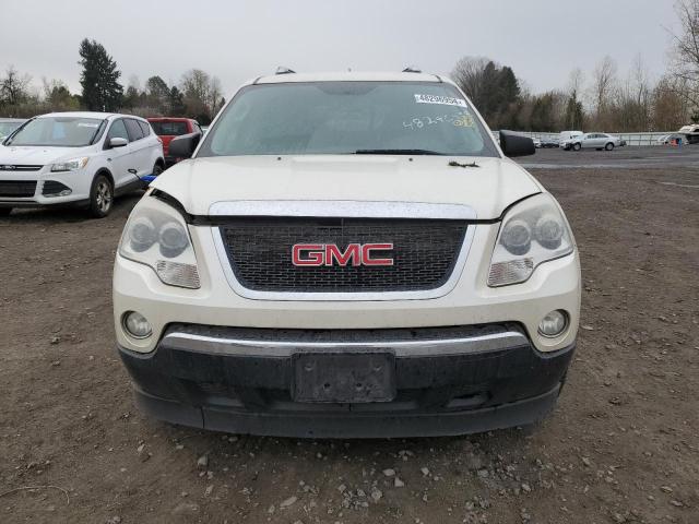 1GKER13D09J121106 - 2009 GMC ACADIA SLE WHITE photo 5