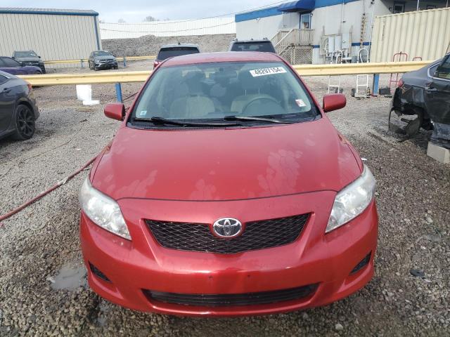 1NXBU4EE5AZ324334 - 2010 TOYOTA COROLLA BASE RED photo 5