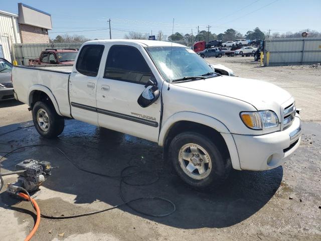 5TBRT34113S438765 - 2003 TOYOTA TUNDRA ACCESS CAB SR5 WHITE photo 4