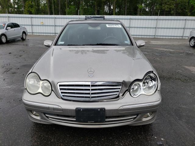 WDBRF84J85F686573 - 2005 MERCEDES-BENZ C 320 4MATIC SILVER photo 5