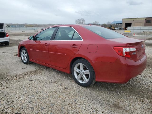 4T1BF1FK8DU680682 - 2013 TOYOTA CAMRY L RED photo 2