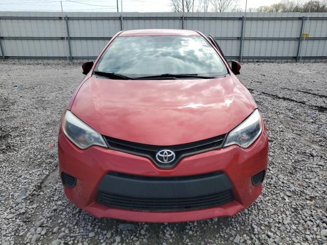 5YFBURHEXEP083032 - 2014 TOYOTA COROLLA L RED photo 5