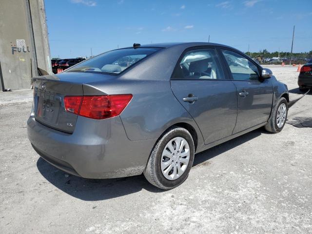 KNAFU4A23A5103257 - 2010 KIA FORTE EX GRAY photo 3