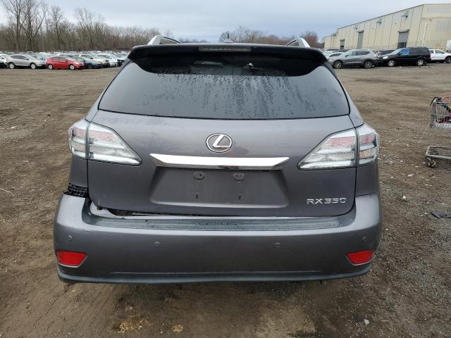 2T2BK1BA9CC146255 - 2012 LEXUS RX 350 GRAY photo 6