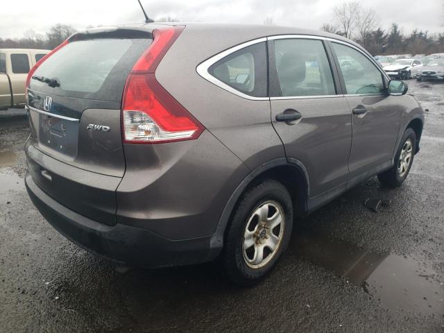 5J6RM4H31CL071920 - 2012 HONDA CR-V LX BROWN photo 3