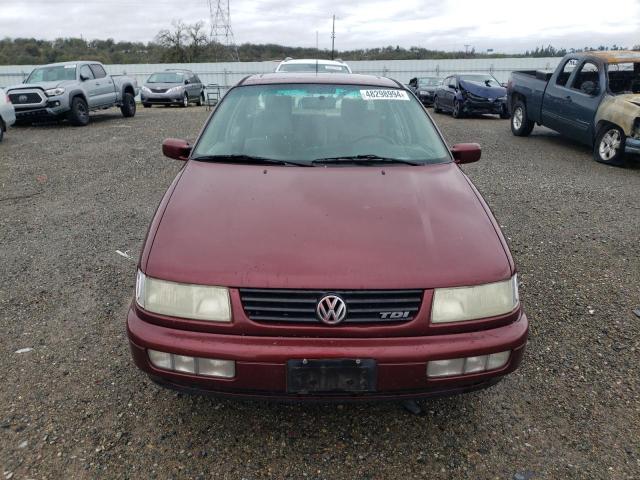 WVWGG83A8TB171570 - 1996 VOLKSWAGEN PASSAT TDI MAROON photo 5